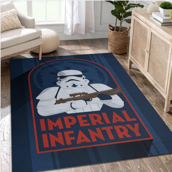 Imperial Infantry Area Rug Star Wars Badges Arts Rug Family Gift US Decor