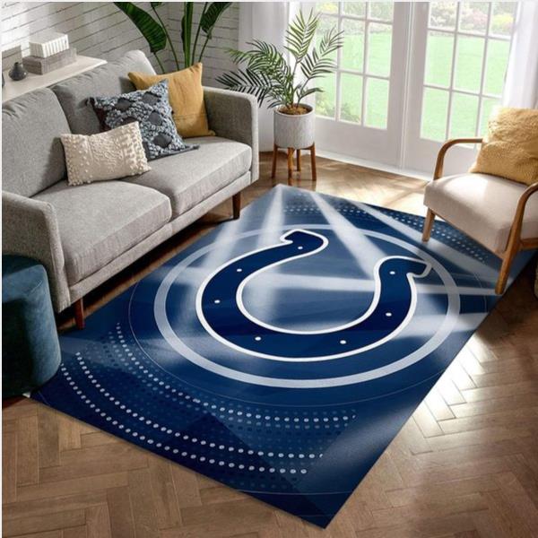 Indianapolis Colts NFL Rug Living Room Rug Home Decor Floor Decor