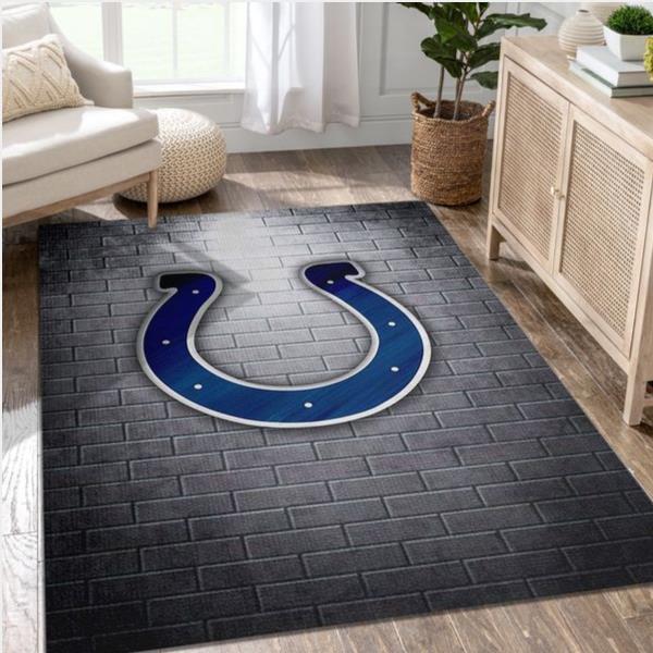 Indianapolis Colts Nfl Area Rug For Christmas Living Room Rug Christmas Gift Us Decor