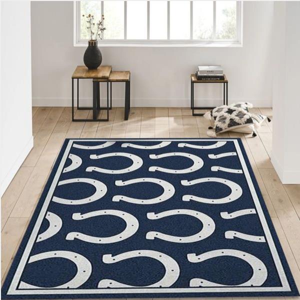 Indianapolis Colts Repeat Rug Nfl Team Area Rug Carpet Bedroom Rug Home Decor Floor Decor