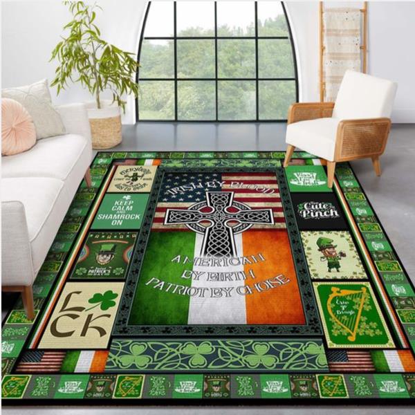 Irish By Blood American By Birth Area Rug - Living Room Carpet Local Brands Floor Decor The Us Decor