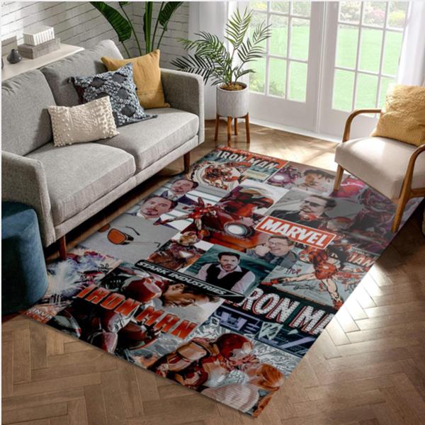 Iron Man Comic Ver1 Movie Area Rug Bedroom Rug   Carpet Floor Decor