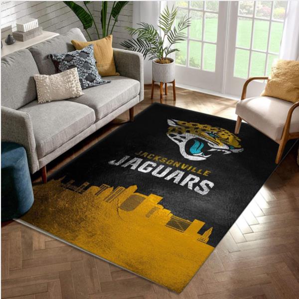 Jacksonville Jaguars NFL Area Rug Carpet Kitchen Rug Christmas Gift US Decor