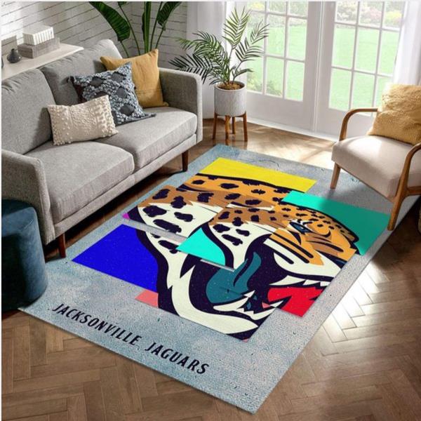 Jacksonville Jaguars NFL Area Rug Living Room Rug Home Decor Floor Decor