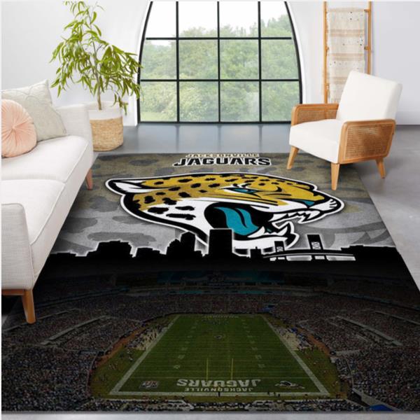 Jacksonville Jaguars NFL Rug Bedroom Rug Christmas Gift US Decor