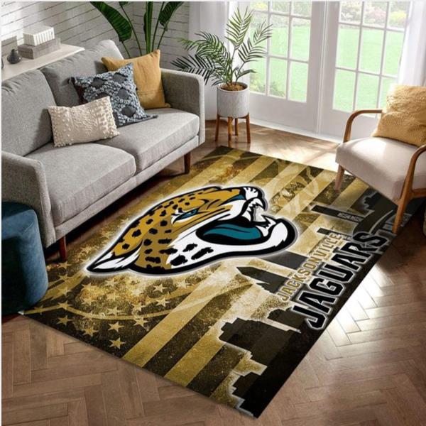 Jacksonville Jaguars NFL Rug Bedroom Rug Home Decor Floor Decor