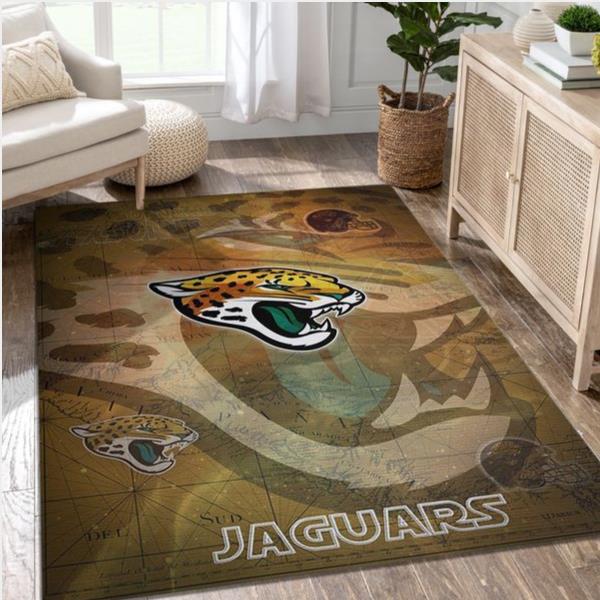 Jacksonville Jaguars Nfl Area Rug Bedroom Rug Home Us Decor
