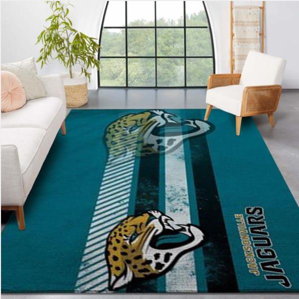 Jacksonville Jaguars Nfl Team Logo Nice Gift Home Decor Rectangle Area Rug