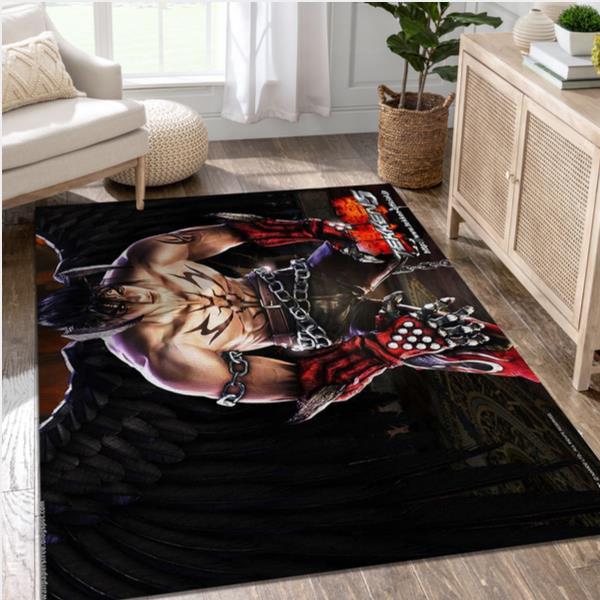 Jin Kazama Video Game Area Rug Area Living Room Rug