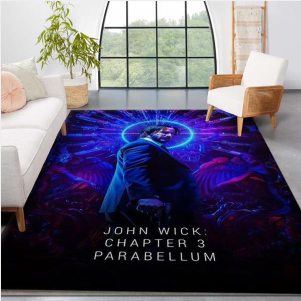 John Wick Chapter 3 2019 Area Rug Art Painting Movie Rugs Home US Decor