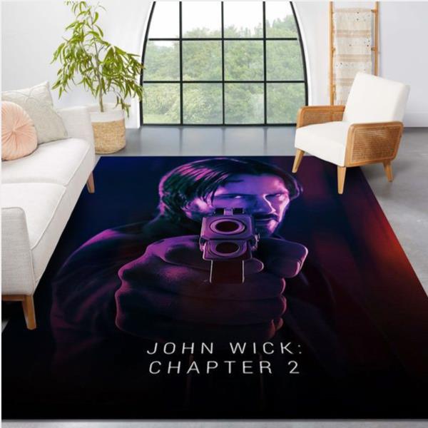John Wick Chapter - Rug Art Painting Movie Rug - Home Decor Floor Decor