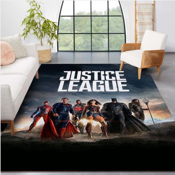Justice League DC Comic Movies Area Rug - Living Room Carpet Local Brands Floor Decor The Us Decor