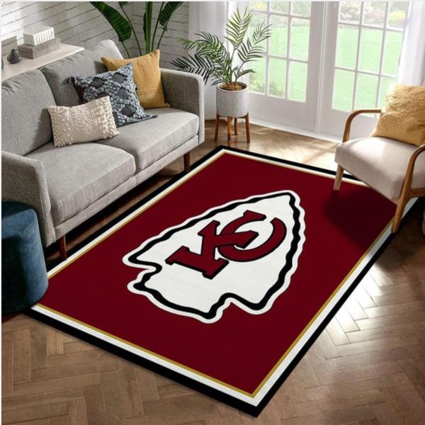 Kansas City Chiefs Imperial Spirit Rug Nfl Area Rug Carpet Living Room And Bedroom Rug Home Decor Floor Decor