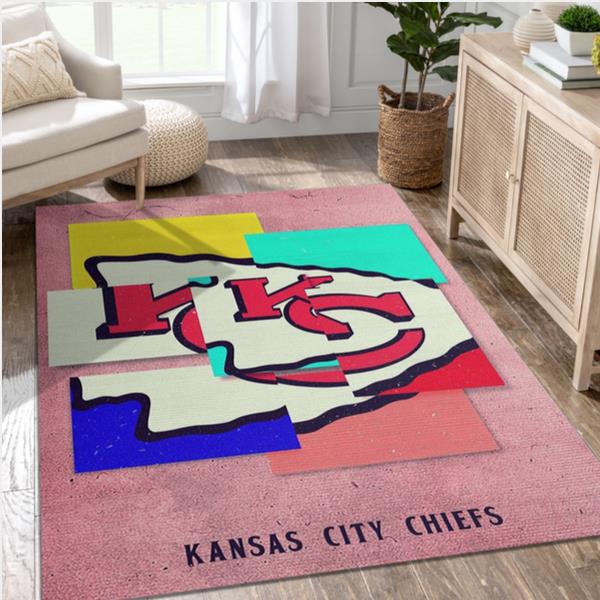 Kansas City Chiefs NFL Area Rug Bedroom Rug Christmas Gift US Decor