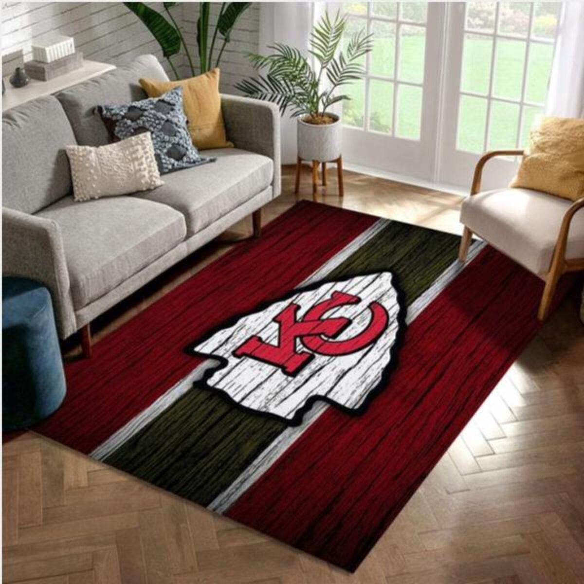 Kansas City Chiefs Door Cover Kansas City Chiefs Home Decor 