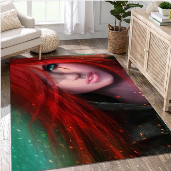 Katarina Penta Kill Video Game Area Rug For Christmas Bedroom Rug