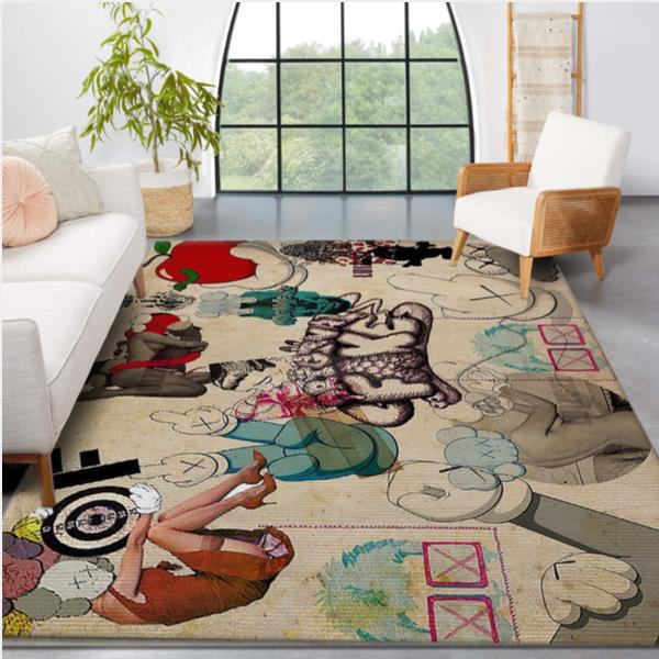 Kaws Supreme Luxury Collection Area Rugs Living Room Carpet Floor Decor