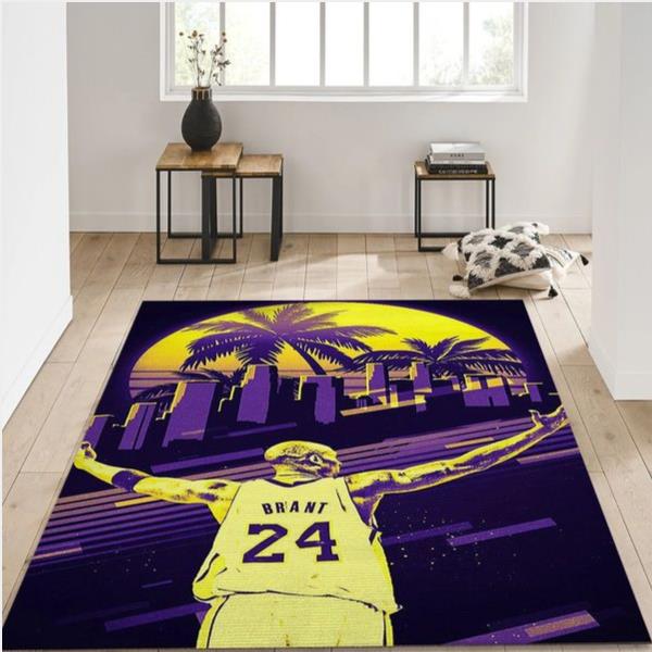 Kobe Bryant Legend 24 Lakers Sport Area Rug Rug - For Living Room Rug Home Decor