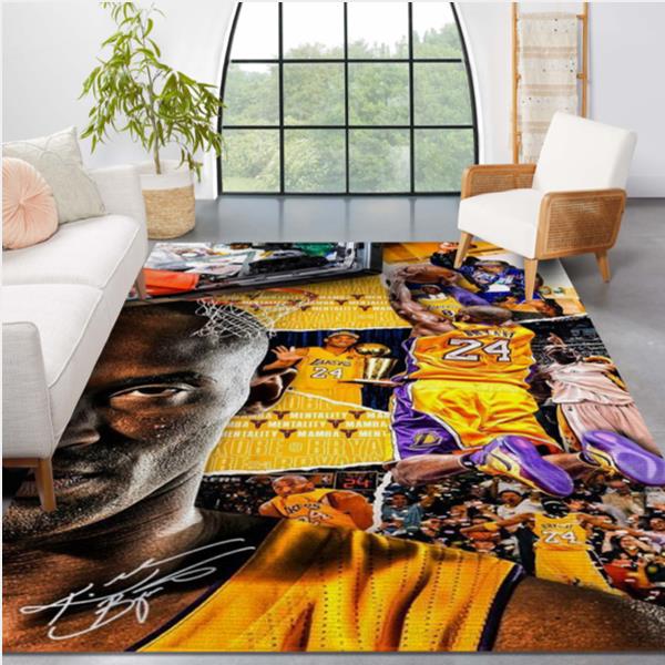 Kobe Bryant Legends Area Rug Carpet Living Room Rug
