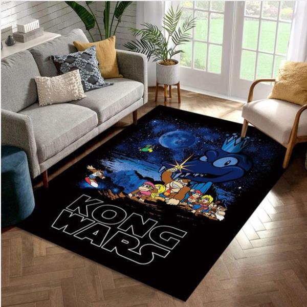 Kong Wars Area Rug Living Room Rug Christmas Gift Us Decor