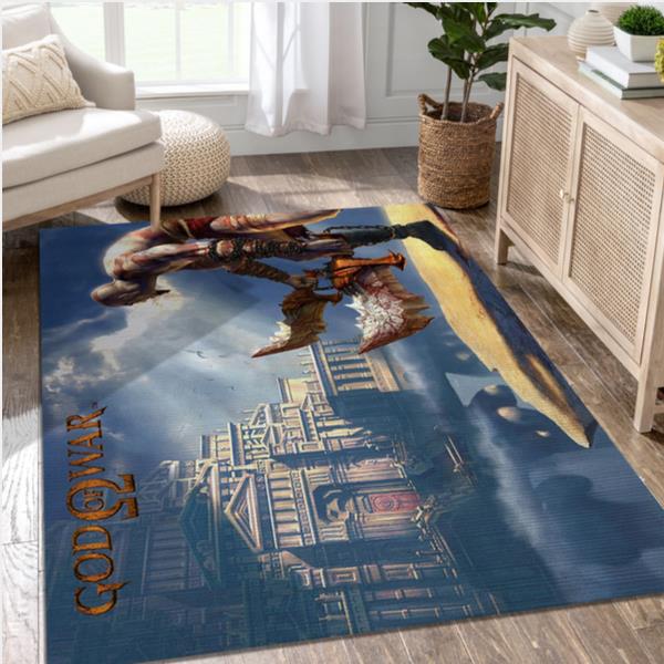 Kratos God Of War Game Area Rug Carpet Bedroom Rug
