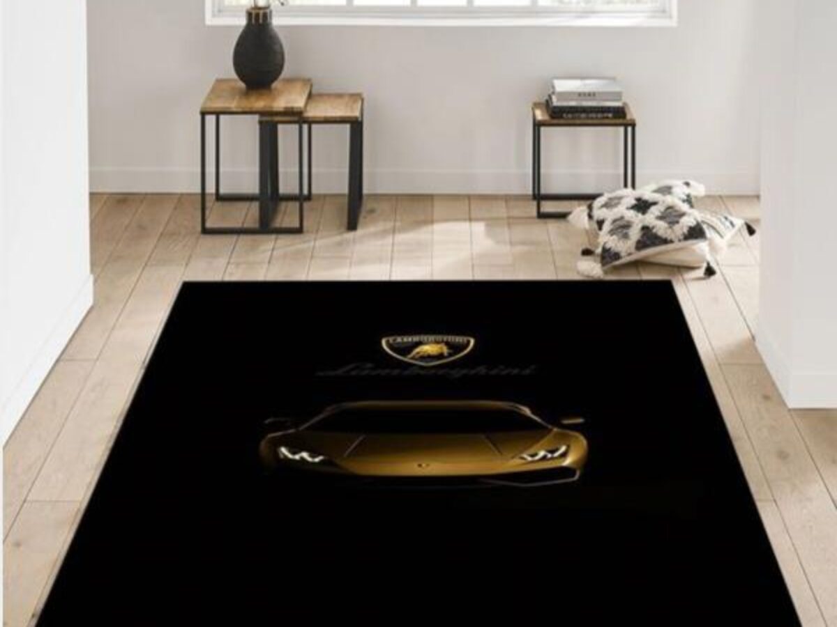 Supreme Lamborghini V3 Area Rug Bedroom Rug Home Us Decor - Peto Rugs