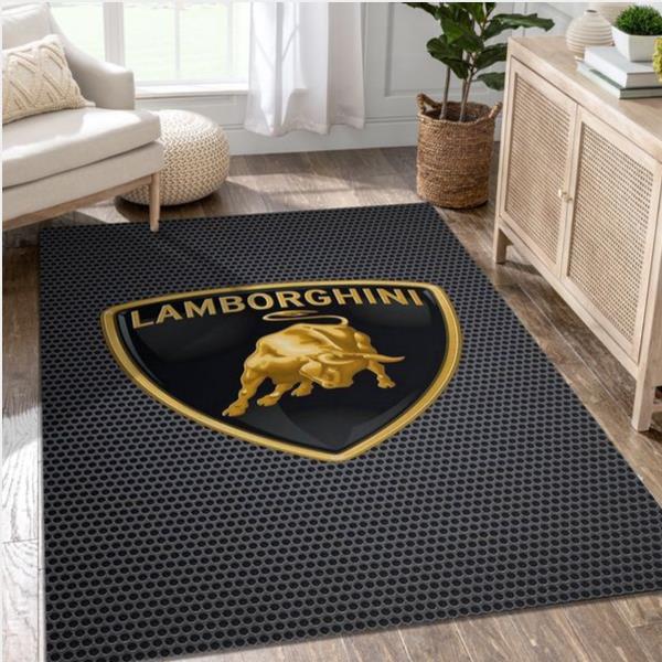Supreme Lamborghini V5 Area Rug Bedroom Rug Home Decor Floor Decor