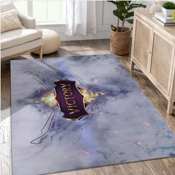 League Of Legends Victory Screen Video Game Reangle Rug Bedroom Rug
