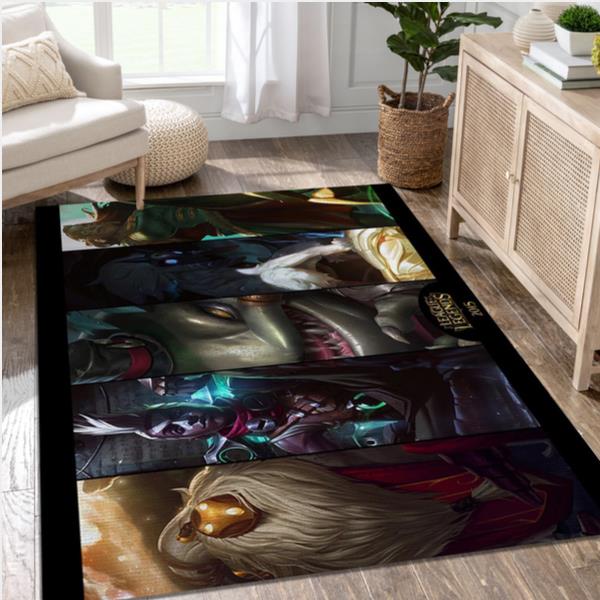 League Of Legends Video Game Area Rug Area Bedroom Rug