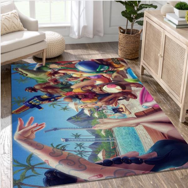 Lee Sin Ahri League Of Legends Gaming Area Rug Area Rug