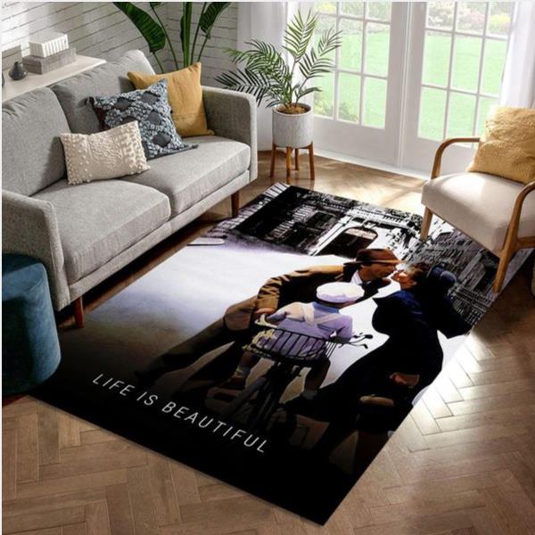 Life Is Beautiful Area Rug Art Painting Movie Rug - Home Us Decor