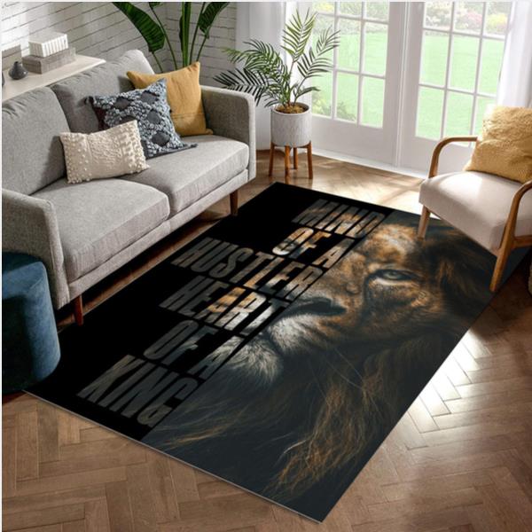 Lion The King Of Animals  Style Nice Gift Home Decor Rectangle Area Rug
