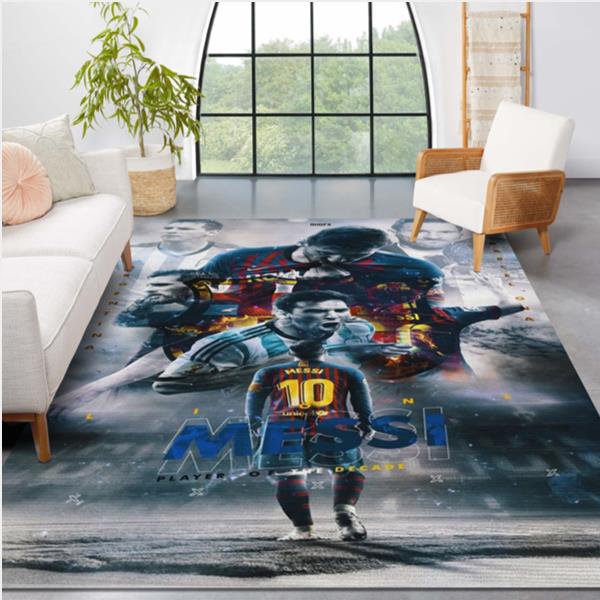 Lionel Messi Area Rug Living Room Rug Gift US Decor