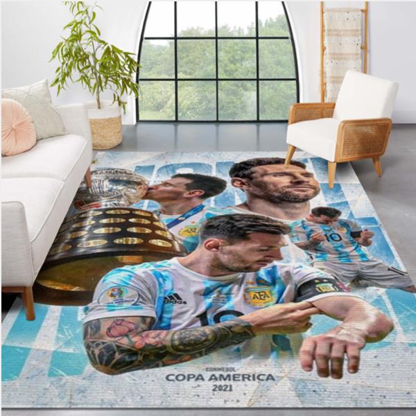 Lionel Messi Football Area Rug Living Room Rug Gift US Decor