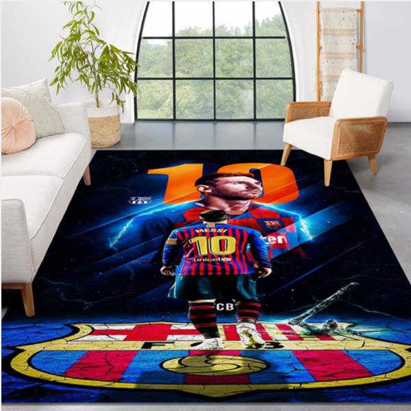 Lionel Messi Football Area Rug Living Room Rug Gift US Decor