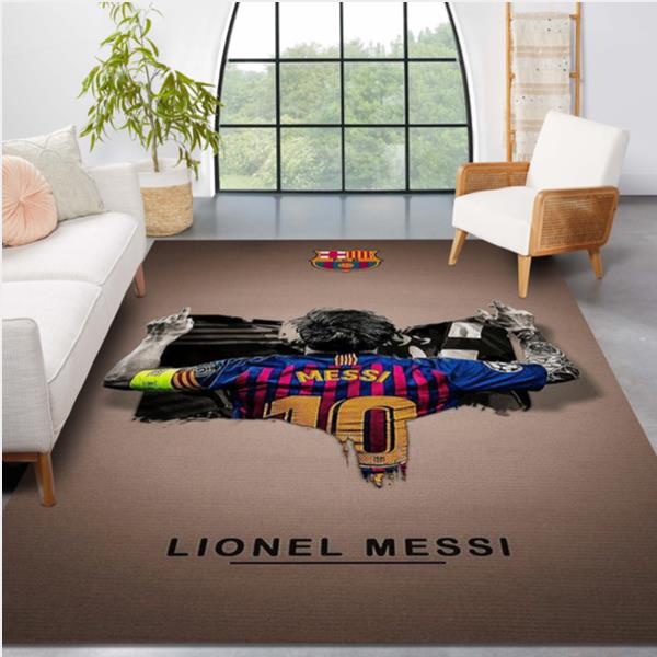 Lionel Messi Sport Area Rug Living Room Rug Gift US Decor