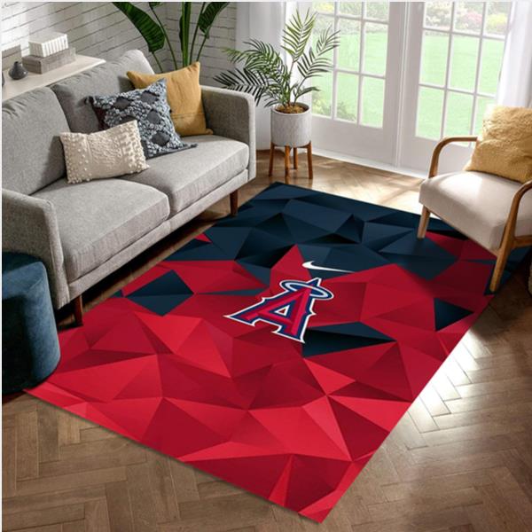 Los Angeles Angels MLB Team Rug Bedroom Rug Home Decor Floor Decor