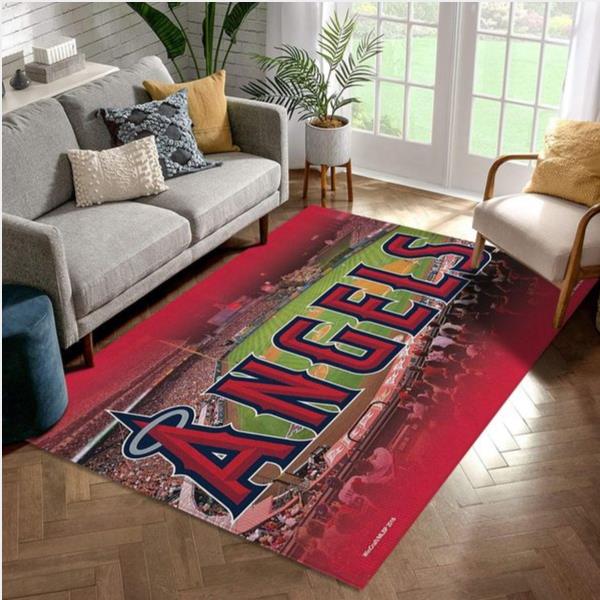 Los Angeles Angels Wincraft Area Rug For Christmas Living Room And Bedroom Rug Christmas Gift Us Decor