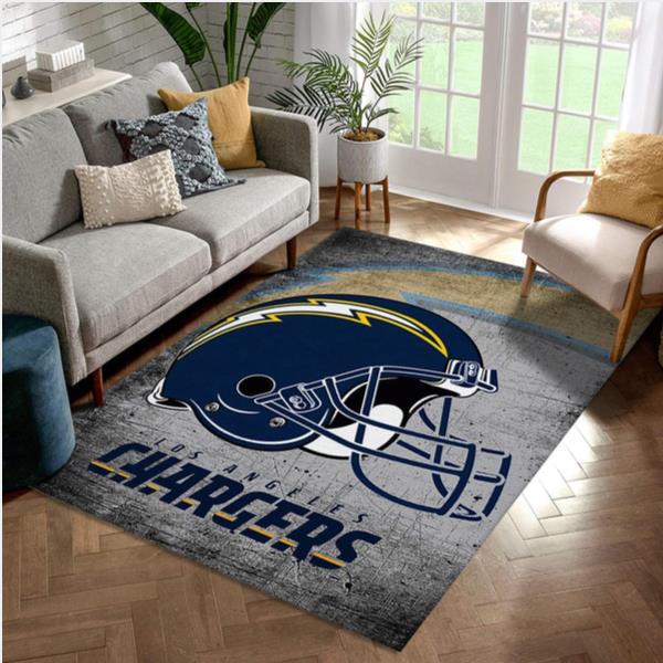Los Angeles Chargers NFL Rug Living Room Rug Home Decor Floor Decor