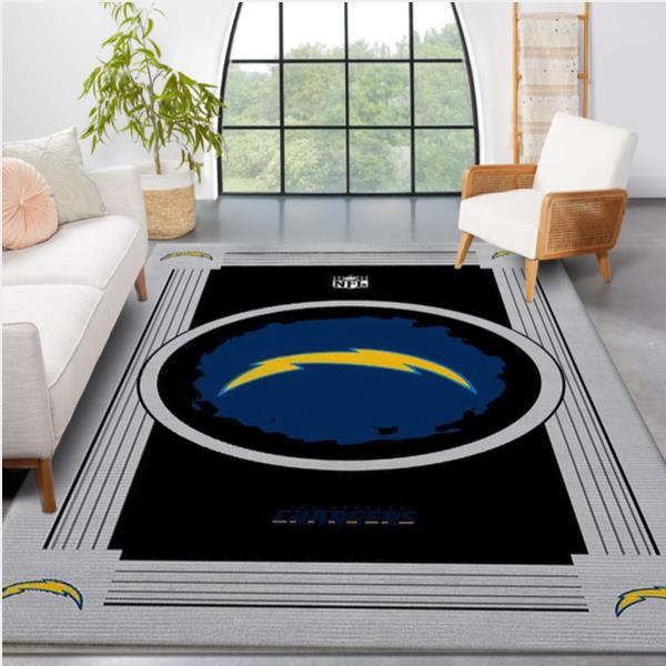 Los Angeles Chargers NFL Team Logo Area Rugs Living Room Carpet Floor Decor The US Decor