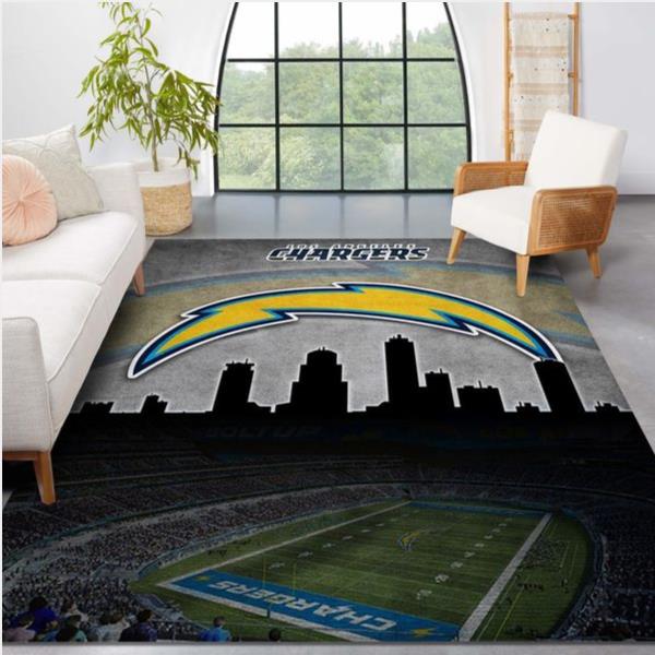 Los Angeles Chargers Nfl Rug Bedroom Rug Us Gift Decor
