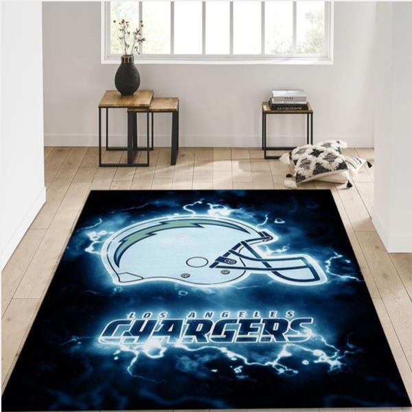 Los Angeles Chargers Nfl Rug Bedroom Rug Us Gift Decor