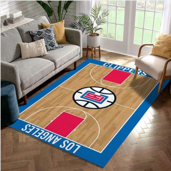 Los Angeles Clippers Nba Rug Room Carpet Sport Custom Area Floor Home Decor V1
