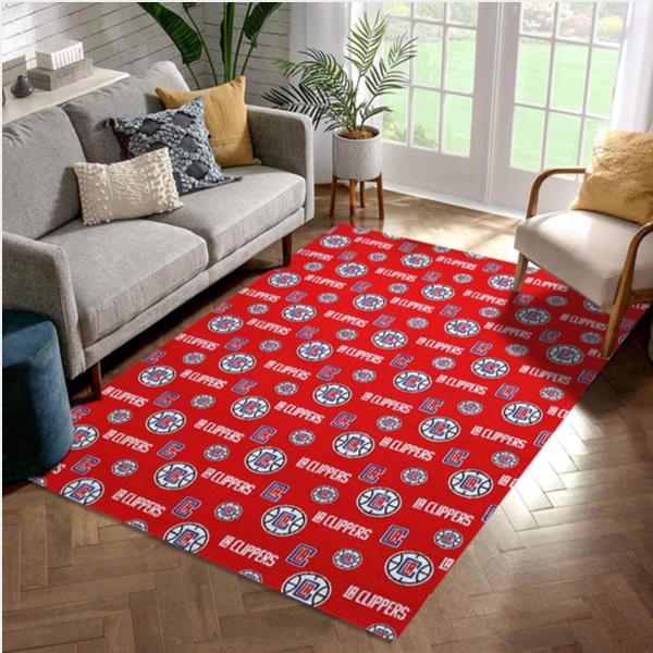 Los Angeles Clippers Patterns 1 Area Rug Carpet Bedroom Rug   Home Decor