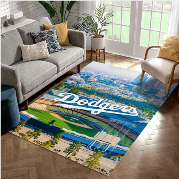 Los Angeles Dodgers MLB Team Rug Bedroom Rug Home Decor Floor Decor