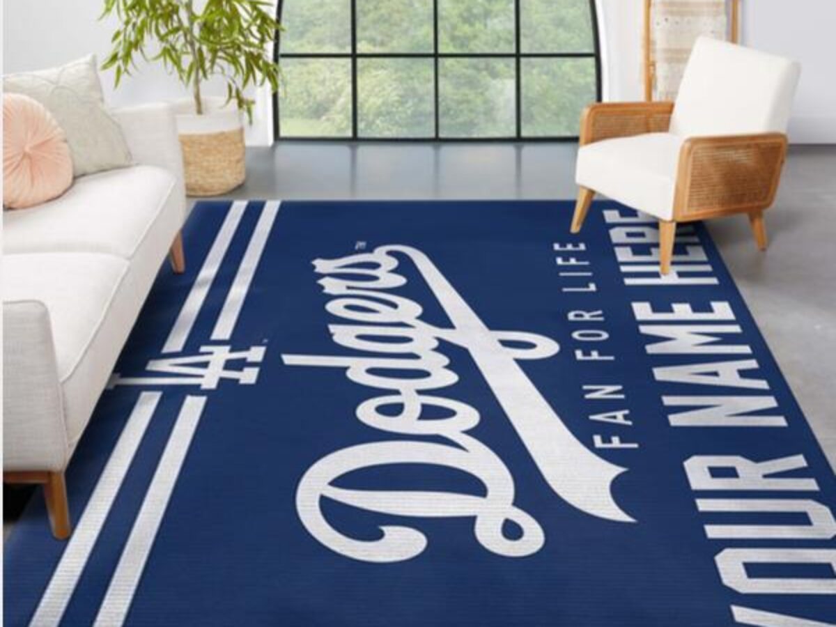 MLB - Los Angeles Dodgers 'La' Starter Rug 19x30