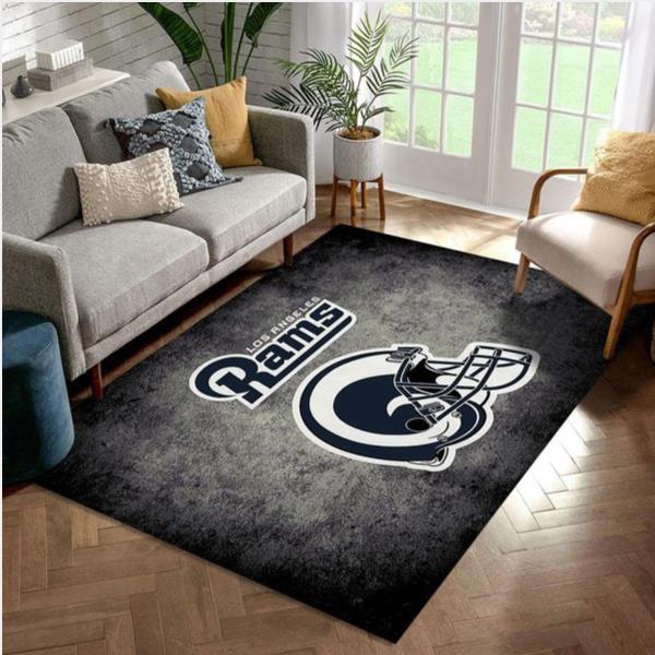 Los Angeles Rams Imperial Distressed Rug Nfl Area Rug For Christmas Living Room Rug Home Us Decor