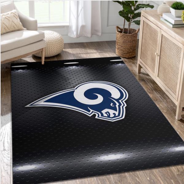 Los Angeles Rams NFL Area Rug Living Room Rug Home Decor Floor Decor