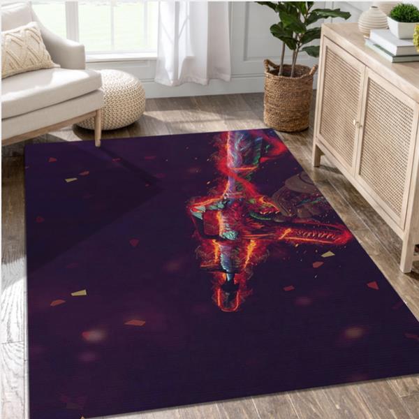 M4a1 Hyper Beast Video Game Reangle Rug Area Rug