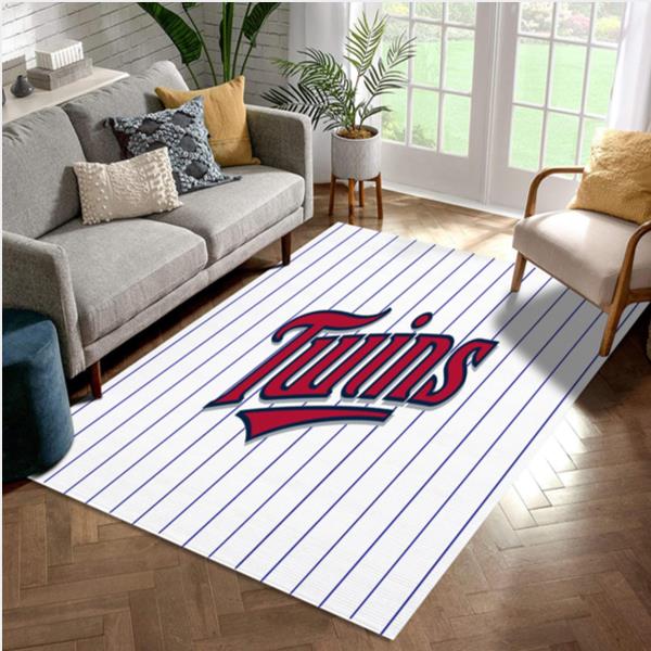 MLB Team Club Minnesota Twins Area Rug Bedroom Rug Family Gift US Decor